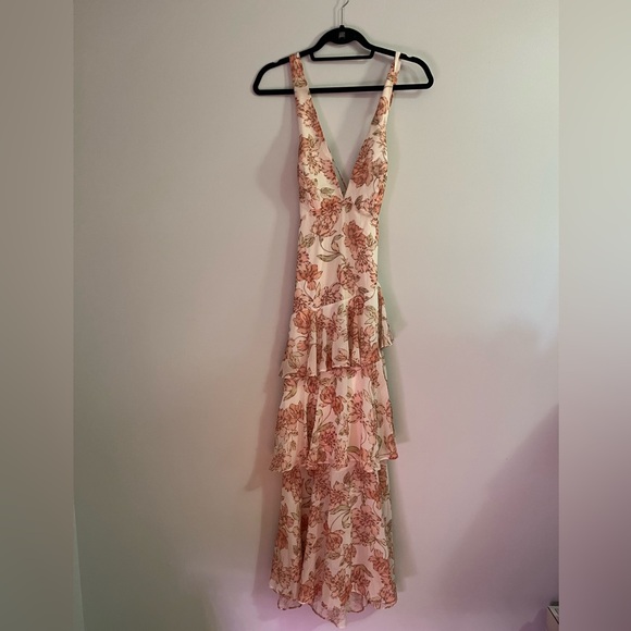 Billy J Dresses & Skirts - Elegant Floral High-Low Dress